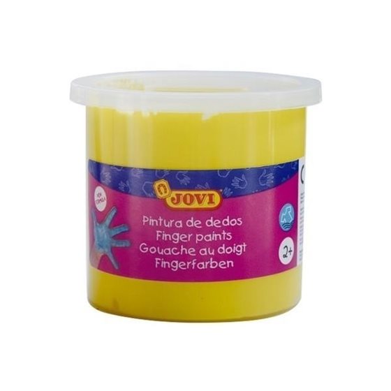 Pintura Dedos JOVI Bote x125 ml. Color Amarillo Claro