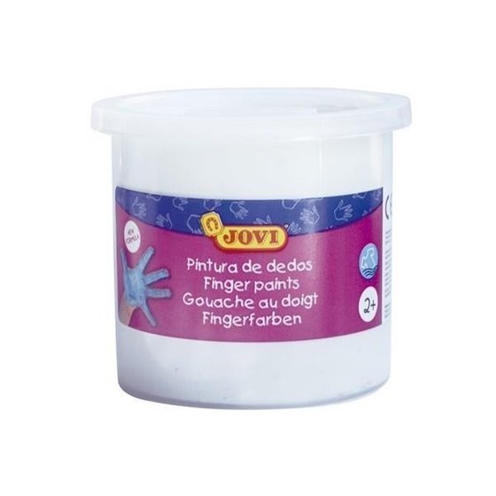 Pintura Dedos JOVI Bote x125 ml. Color Blanco