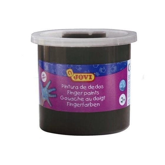 Pintura Dedos JOVI Bote x125 ml. Color Negro