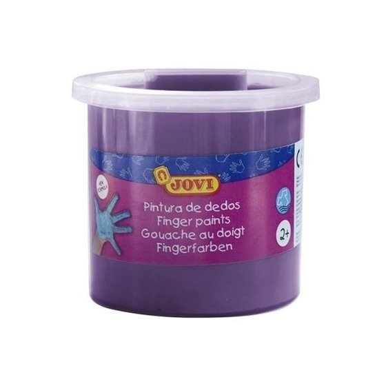 Pintura Dedos JOVI Bote x125 ml. Color Violeta