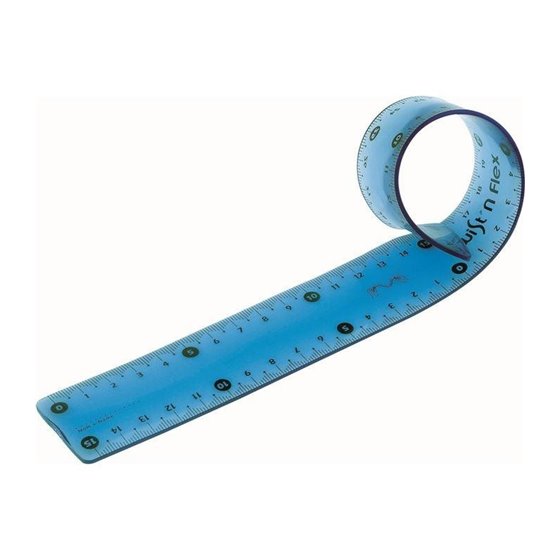Regla Escolar MAPED Twist'n Flex Tamaño 30 cm.