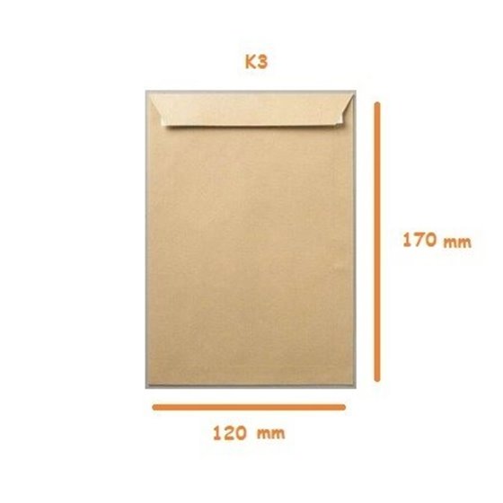 Sobre Documentos SAM Kraft Tamaño 120 x 170 mm.