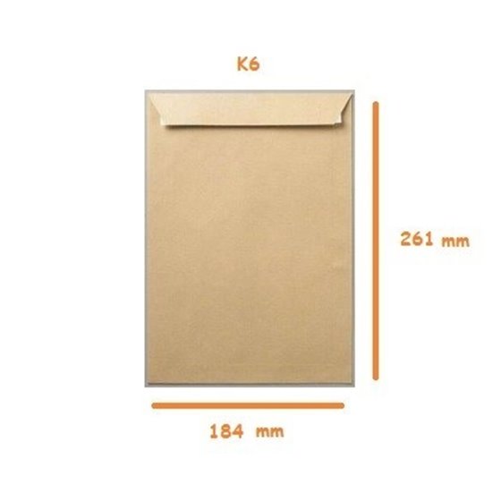 Sobre Documentos SAM Kraft Tamaño 184 x 261 mm.