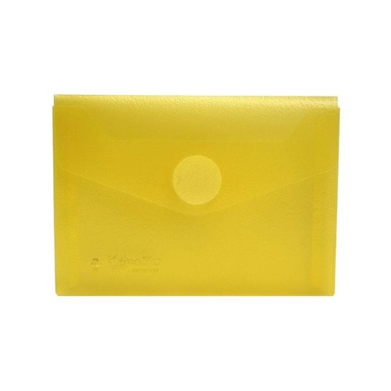 Sobre Portadocumentos Plástico OFFICE BOX A7 Cierre Velcro Color Amarillo