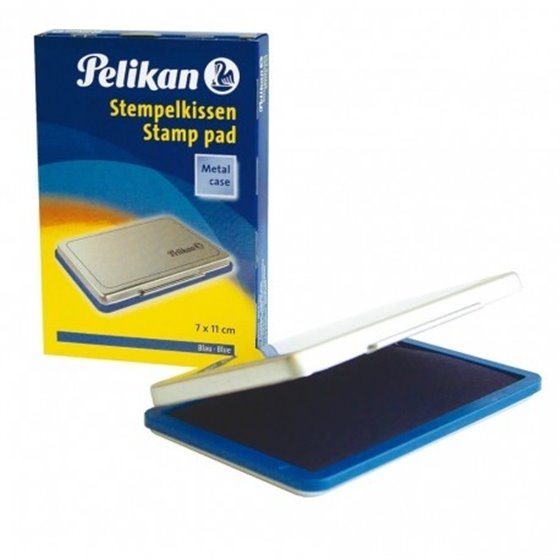 Tampón Tinta Sellos PELIKAN Nº2 7 x 11 cm. Color Azul