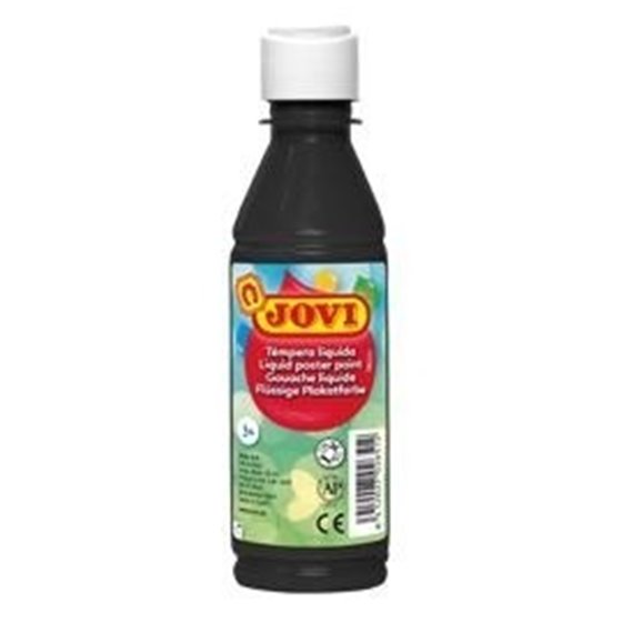 Témpera Liquida JOVI Bote x250 ml. Color Negro