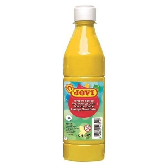 Témpera Liquida JOVI Bote x500 ml. Color Amarillo Claro