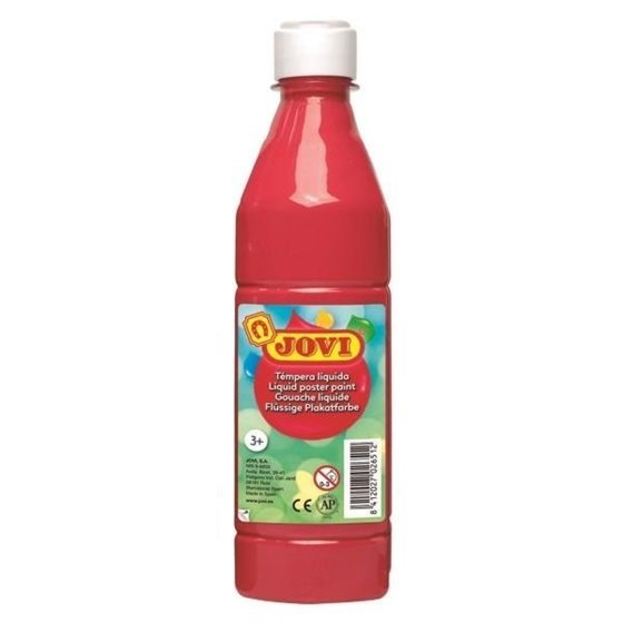 Témpera Liquida JOVI Bote x500 ml. Color Bermellón