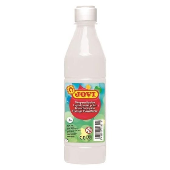 Témpera Liquida JOVI Bote x500 ml. Color Blanco