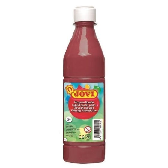 Témpera Liquida JOVI Bote x500 ml. Color Marrón