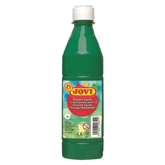 Témpera Liquida JOVI Bote x500 ml. Color Verde Oscuro