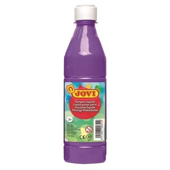 Témpera Liquida JOVI Bote x500 ml. Color Violeta