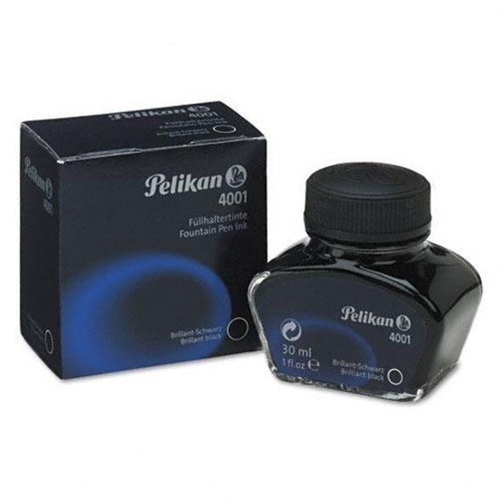 Tinta Estilográfica 4001 PELIKAN 30 ml. Color Azul Real