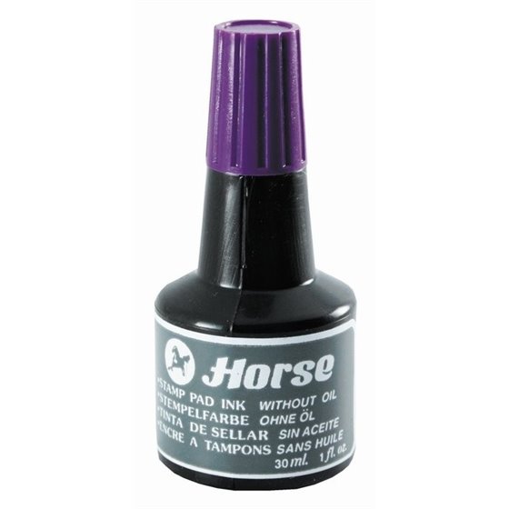 Tinta Para Sellar HORSE 30 ml. Color Violeta