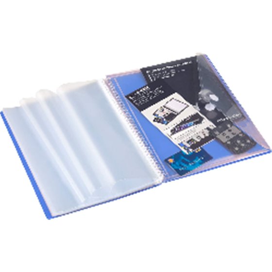 Carpeta Fundas Espiral CARCHIVO Archivex Star Polipropileno Din-A4 30 Hojas Color Azul