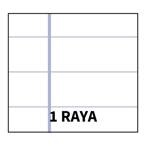Bloc TAURO Extra 4º 80H 60 g. Tapa Dura Modelo Raya Horizontal