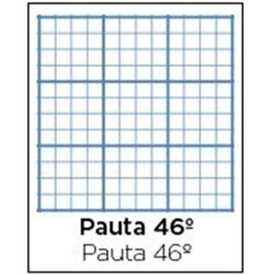Recambio TAURO Extra 4º 100 Hojas 80 g. 4T Modelo Pauta 46º