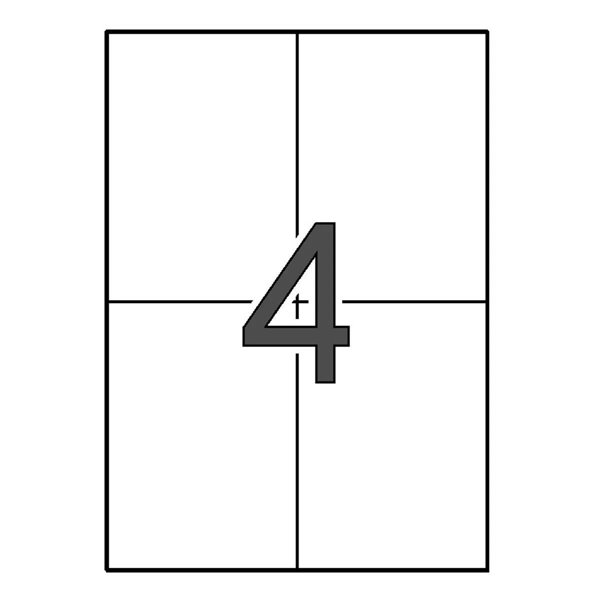 Etiquetas Impresora MULTI3 Caja x100 Hojas Tamaño 105 x 48 mm.