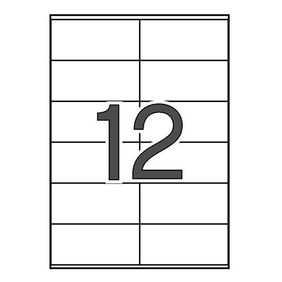 Etiquetas Impresora MULTI3 Caja x100 Hojas Tamaño 105 x 148 mm.