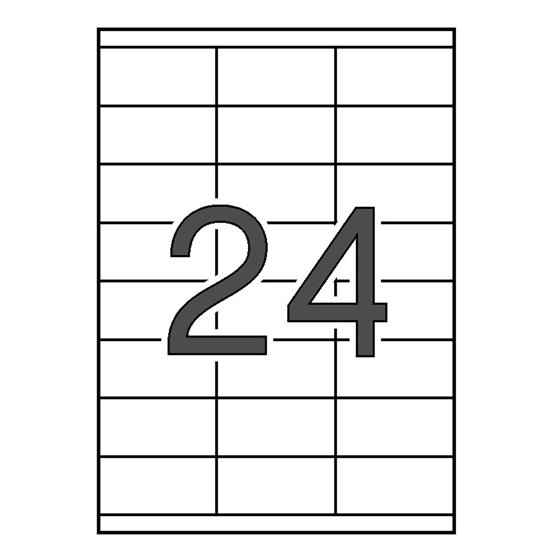 Etiquetas Impresora MULTI3 Caja x100 Hojas Tamaño 70 x 35 mm.