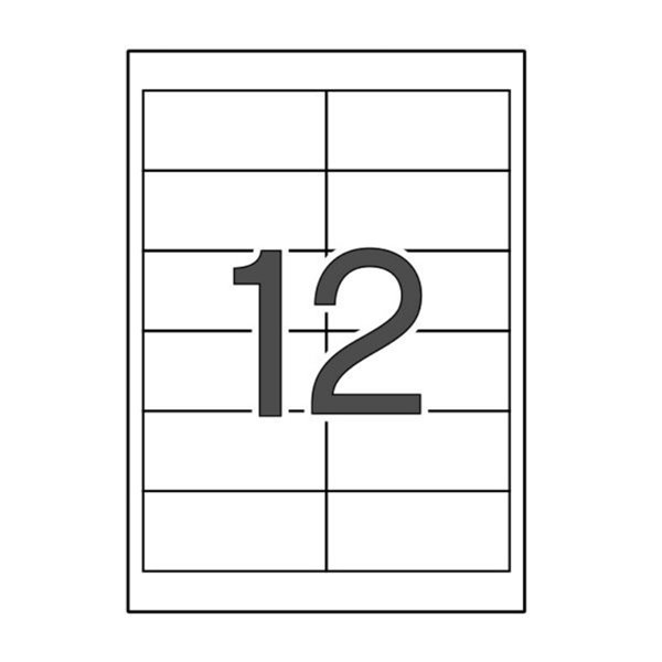 Etiquetas Impresora MULTI3 Caja x100 Hojas Tamaño 97 x 42,4 mm.