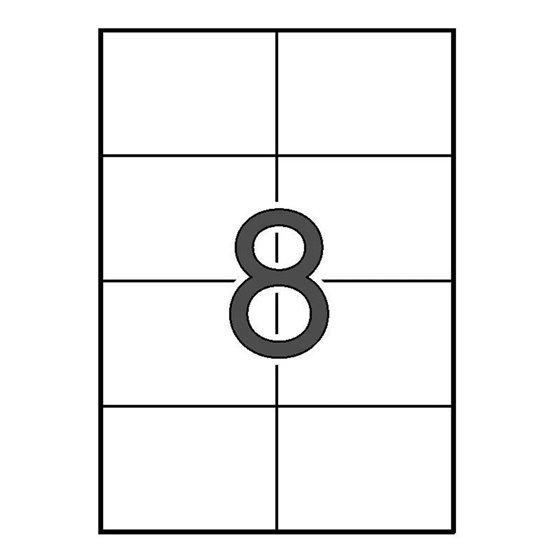 Etiquetas Impresora MULTI3 Caja x500 Hojas Tamaño 105 x 74 mm.