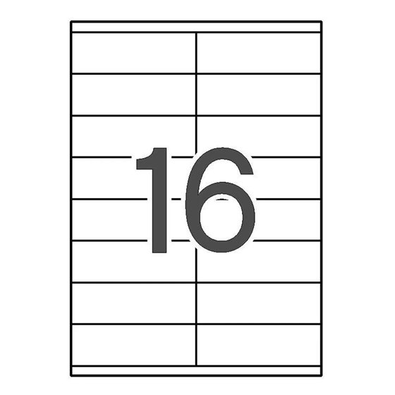 Etiquetas Impresora MULTI3 Caja x100 Hojas Tamaño 105 x 35 mm.