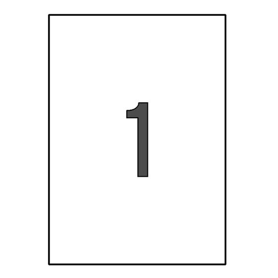 Etiquetas Impresora APLI Caja x100 Hojas Tamaño 210 x 297 mm.