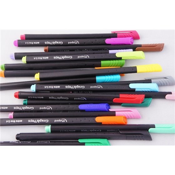 Rotuladores MAPED Graph Peps Fineliner Envase 10 COLORES