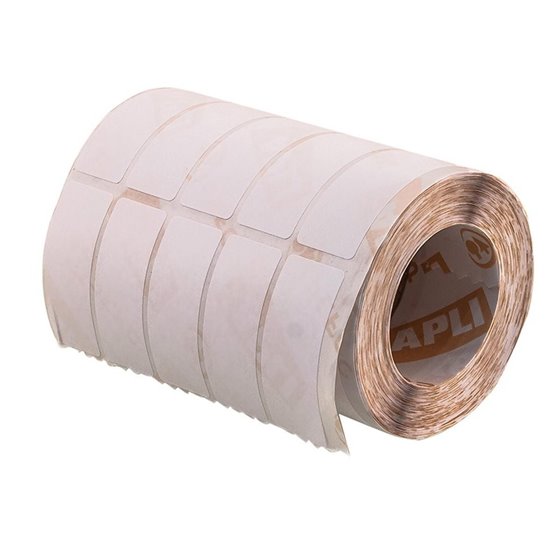 Rollo Etiquetas Manuales APLI Tamaño 19 x 40 mm. Rollo x2000