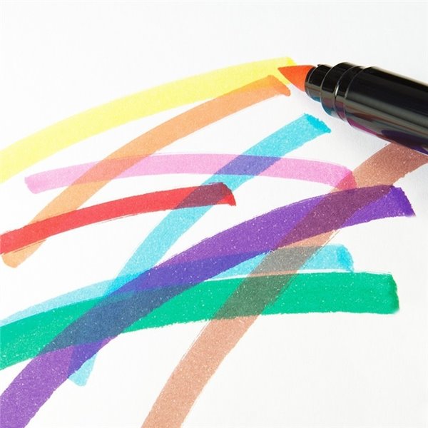 Rotuladores MILAN Pincel Brush Envase 24 COLORES