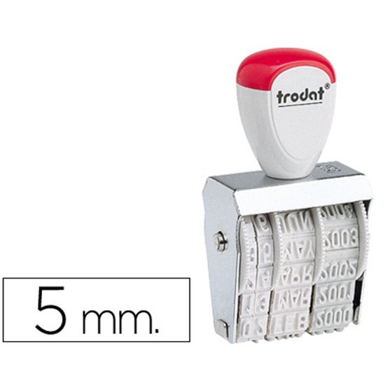Fechador Trodat 1020 Con Banda Incluido Dia-Mes-A�o 5 Mm