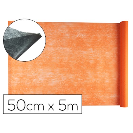 Tejido Sin Tejer Liderpapel Terileno 25 G/M2 Rollo De 5 Mt Naranja