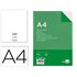 Recambio Liderpapel A4 100 Hojas 60G/M2 Liso Sin Margen 4 Taladros
