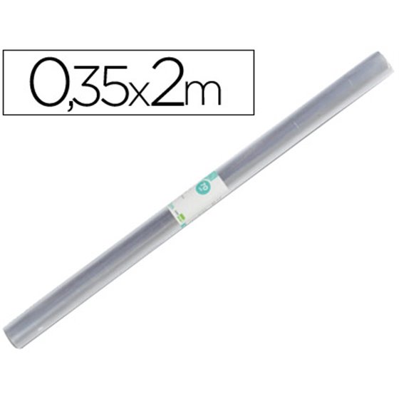 Rollo Plastico Forralibros 0,35X2 Mt Liderpapel