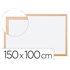 Pizarra Blanca Q-Connect Laminada Marco De Madera 150X100 Cm