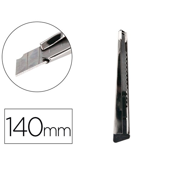 Cuter Metalico Q-Connect Con Funda Cuchilla Estrecha