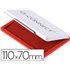 Tampon Q-Connect N�2 110X70 Mm Rojo