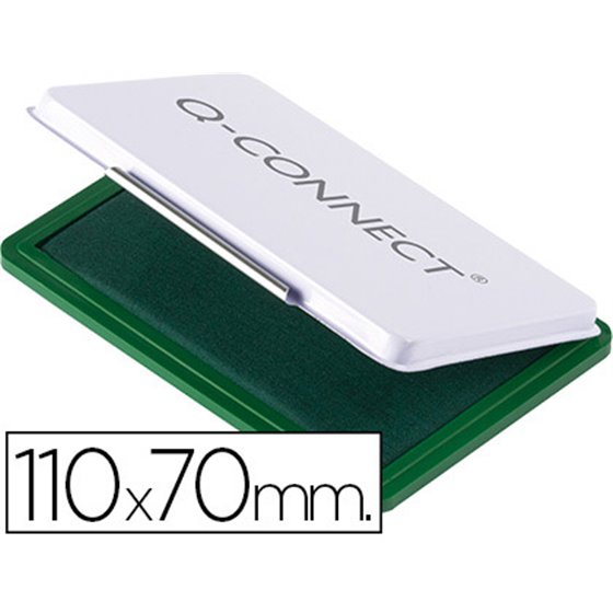 Tampon Q-Connect N�2 110X70 Mm Verde