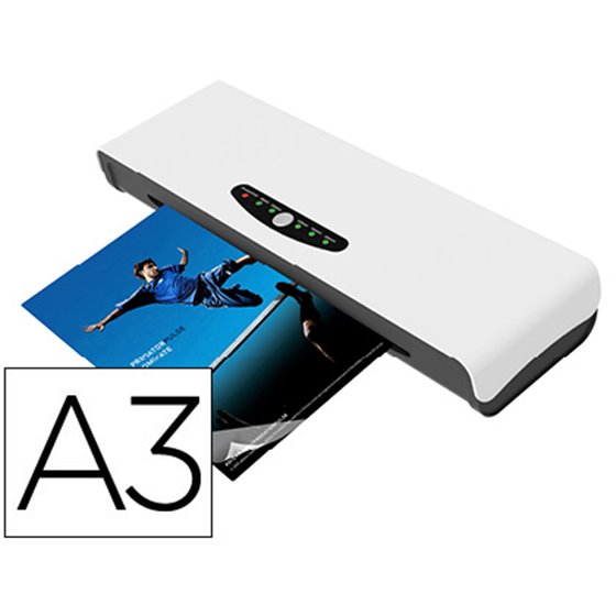 Plastificadora Q-Connect Din A3 Alto Rendimiento Frio/ Caliente Cuatro Rodillos Hasta 250 Mc