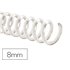 Espiral Plastico Q-Connect Transparente 32 5:1 8Mm 1,8Mm Caja De 100 Unidades