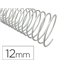 Espiral Metalico Q-Connect Blanco 64 5:1 12 Mm 1Mm Caja De 200 Unidades