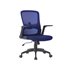 Silla Giratoria Q-Connect Base Metal Regulable En Altura 910+75Mm Alto 610Mm Ancho 550Mm Profundidad Azul