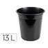 Papelera Plastico Q-Connect Negro Opaco 13 Litros 275X285 Mm
