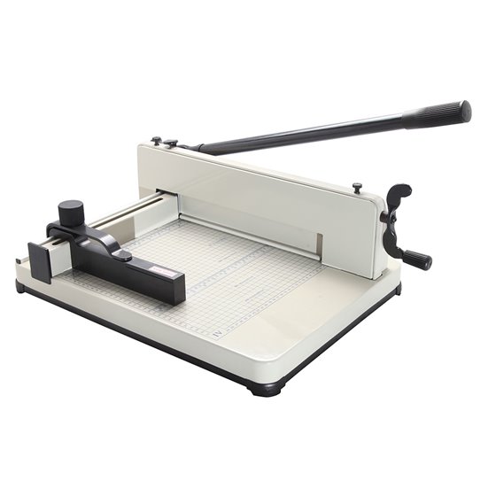 Guillotina Q-Connect Kf16916 Manual Profesional Largo Del Corte 330 Mm Capacidad 400 Hojas