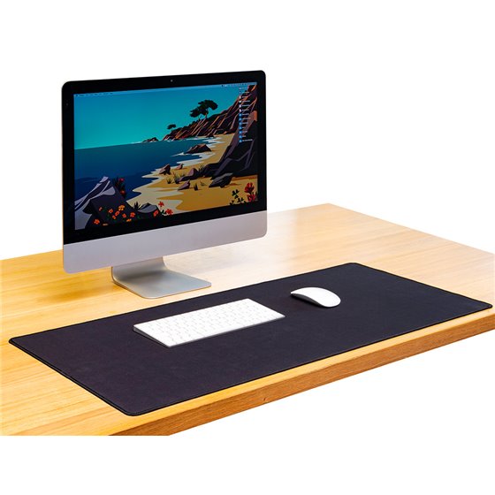 Alfombrilla Para Raton Q-Connect Xxl Negra 900X400 Mm