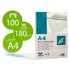 Papel Verjurado Liderpapel A4 180G/M2 Crema Paquete De 100 Hojas