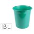 Papelera Plastico Liderpapel Menta Opaco 13 Litros 275X285 Mm