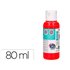 Pintura Acrilica Liderpapel Bote De 80 Ml Rojo