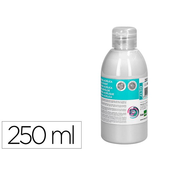 Pintura Acrilica Liderpapel Bote De 250 Ml Blanco